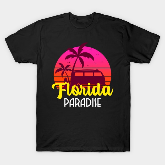 Florida Beaches T-Shirt by Screamingcat